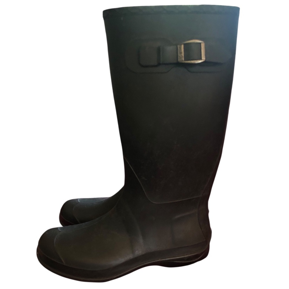 Kamik Women’s Olivia Tall Rubber Rain Boots with Side Buckle